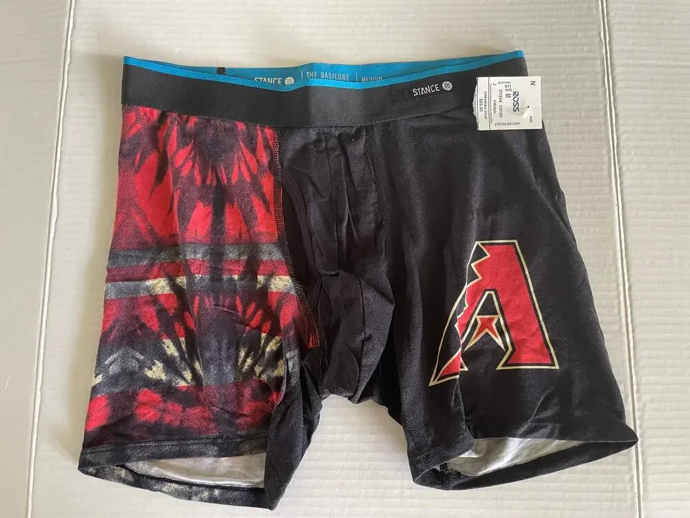 Stance Baseball Diamondbacks Men’s Boxers Underwear Size M